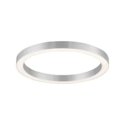 Lámpara LED de techo PURE Lines, Ø 50 cm, color plateado, CCT