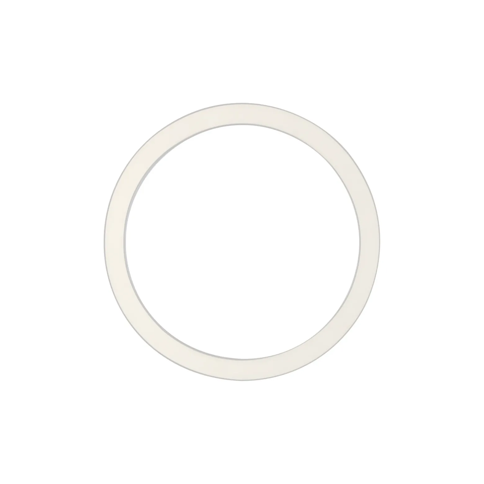 Lámpara LED de techo PURE Lines, Ø 50 cm, color plateado, CCT