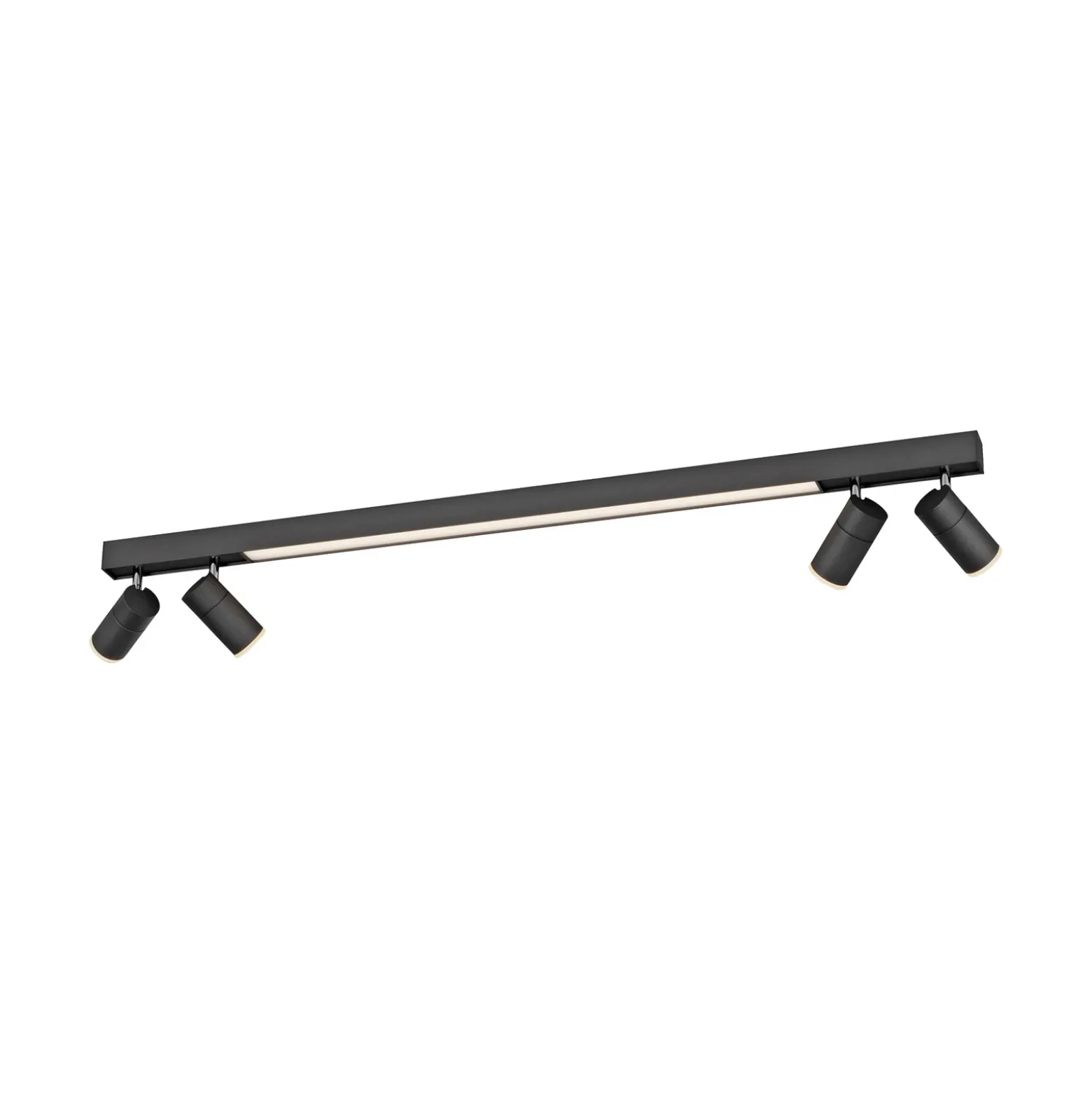 Lámpara LED de techo PURE Lines, 120 cm, antracita, control remoto
