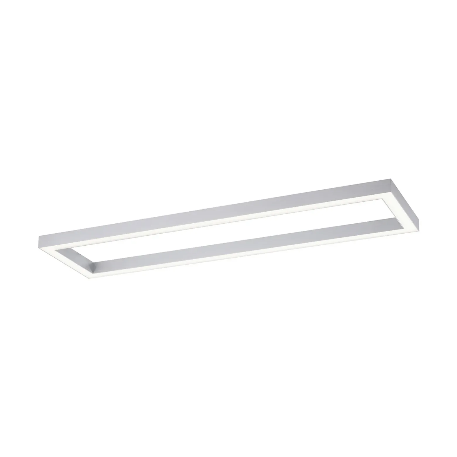 Lámpara LED de techo PURE Lines, 110 x 30 cm, plata, CCT, control remoto
