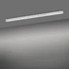 Lámpara LED de techo PURE Lines, 110 cm, plateada, CCT, control remoto