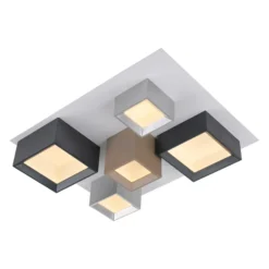 Lámpara LED de techo PURE Manhattan, multicolor, 5 luces, CCT