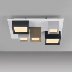 Lámpara LED de techo PURE Manhattan, multicolor, 5 luces, CCT