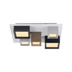 Lámpara LED de techo PURE Manhattan, multicolor, 5 luces, CCT