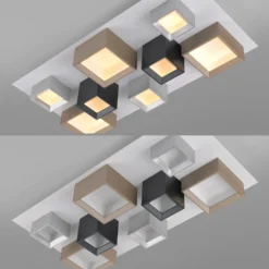 Lámpara LED de techo PURE Manhattan, multicolor, 8 luces, CCT
