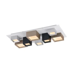 Lámpara LED de techo PURE Manhattan, multicolor, 8 luces, CCT