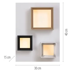 Lámpara LED de techo PURE Manhattan, multicolor, 3 luces, CCT