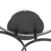 Lámpara LED de techo Rayk de Lindby, negra, metal, 77 cm, atenuable