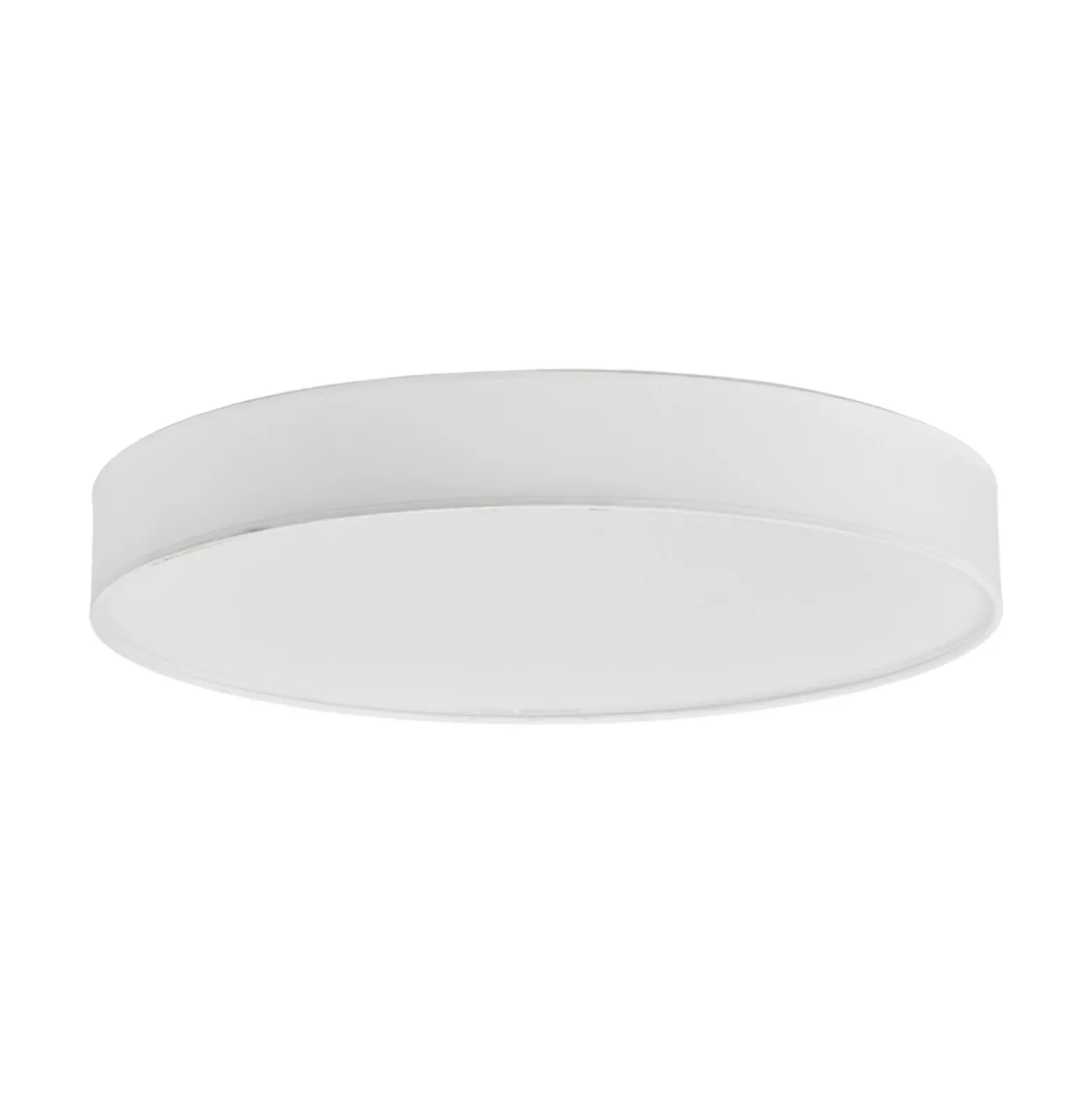 Lámpara LED de techo Saira de Lindby, Ø 50 cm, blanca, textil
