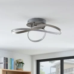 Lámpara LED de techo Saliha con formas modernas
