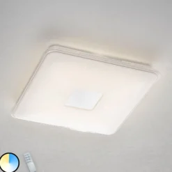 Lámpara LED de techo Samurái cuadrada, uso remoto