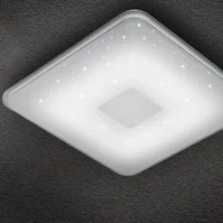 Lámpara LED de techo Samurái cuadrada, uso remoto