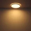 Lámpara LED de techo Sapana, blanca, Ø 42 cm, plástico, IP44
