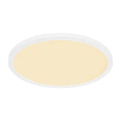 Lámpara LED de techo Sapana, blanca, Ø 42 cm, plástico, IP44