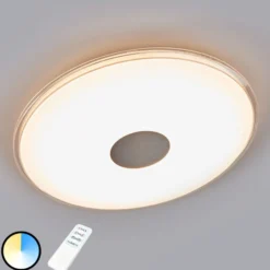 Lámpara LED de techo Shogun redonda, multifunción