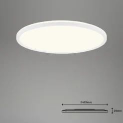 Lámpara LED de techo Slim S atenuable CCT blanco Ø 45 cm