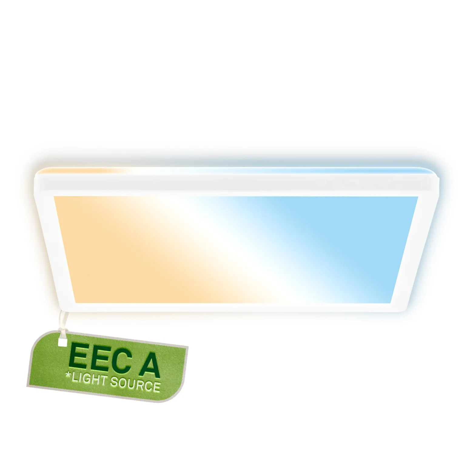 Lámpara LED de techo Tava A, CCT, 29 x 29 cm, blanca, control remoto