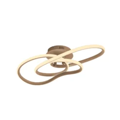 Lámpara LED de techo TWIST, color beige, 90 cm de largo, metal, Switchdim