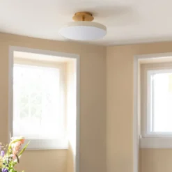 Lámpara LED de techo UMAGE Asteria UP PLUS, blanco perla, Ø 31 cm CCT