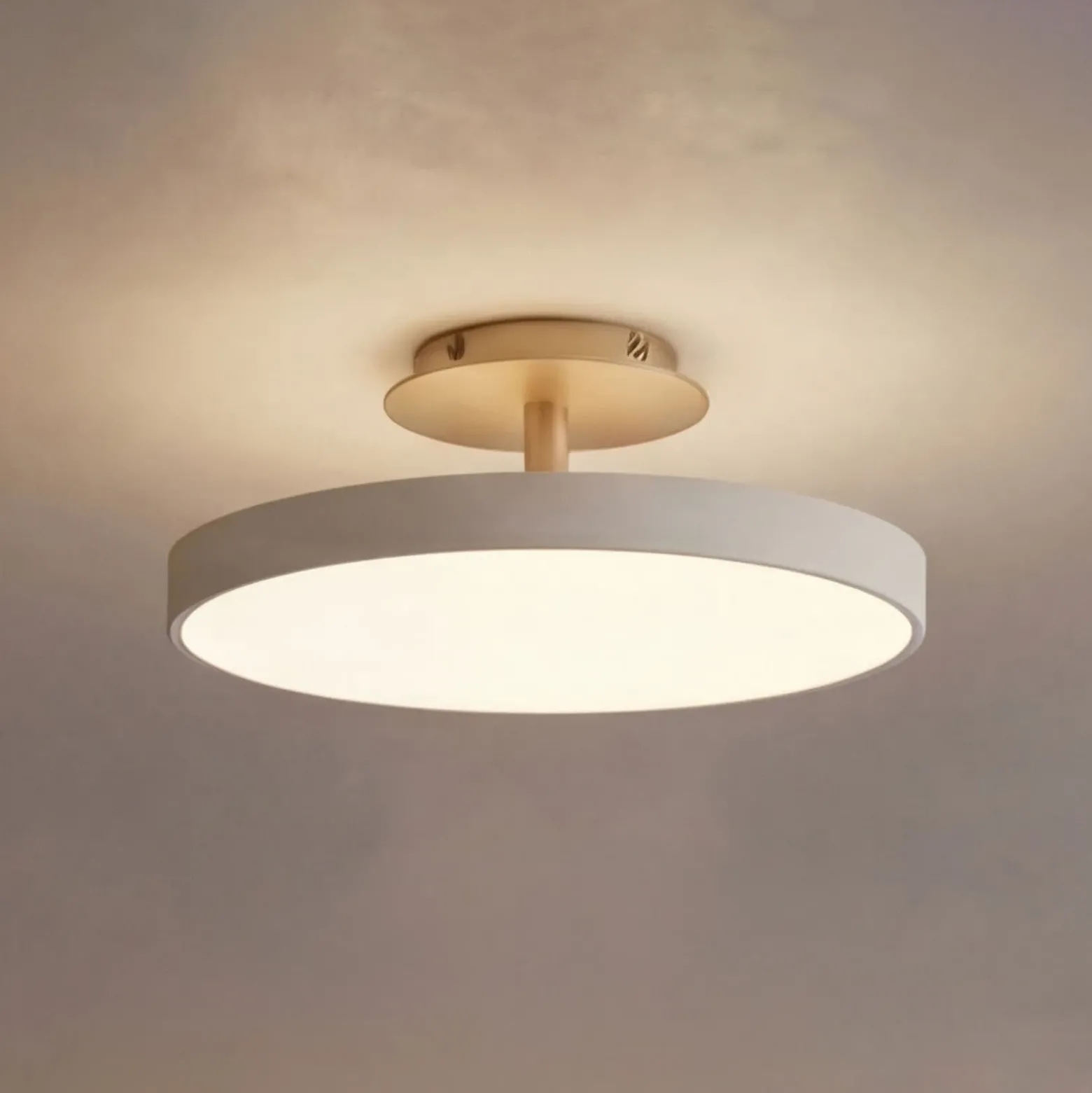 Lámpara LED de techo UMAGE Asteria UP PLUS, blanco perla, Ø 31 cm CCT
