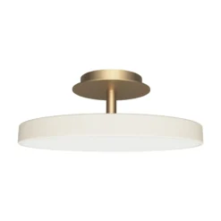 lámpara LED de techo UMAGE Asteria UP PLUS, blanco perla, Ø 43 cm CCT