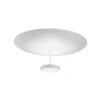Lámpara LED de techo Yuko, blanca, metal, 23 cm de altura, atenuable