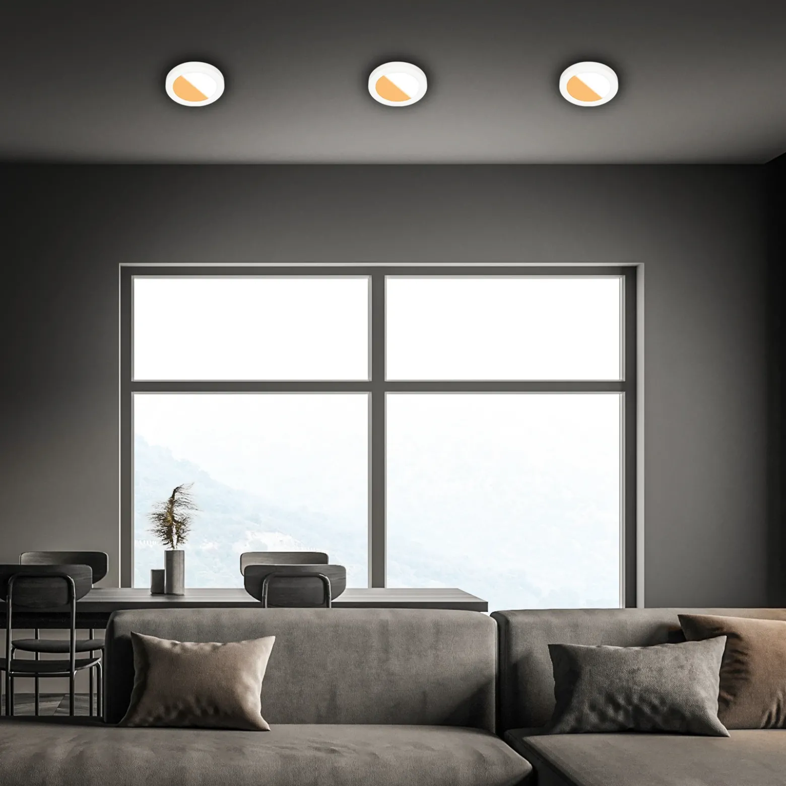 Lámpara LED empotrable 7609 3.000K/4.000K Ø 14 cm