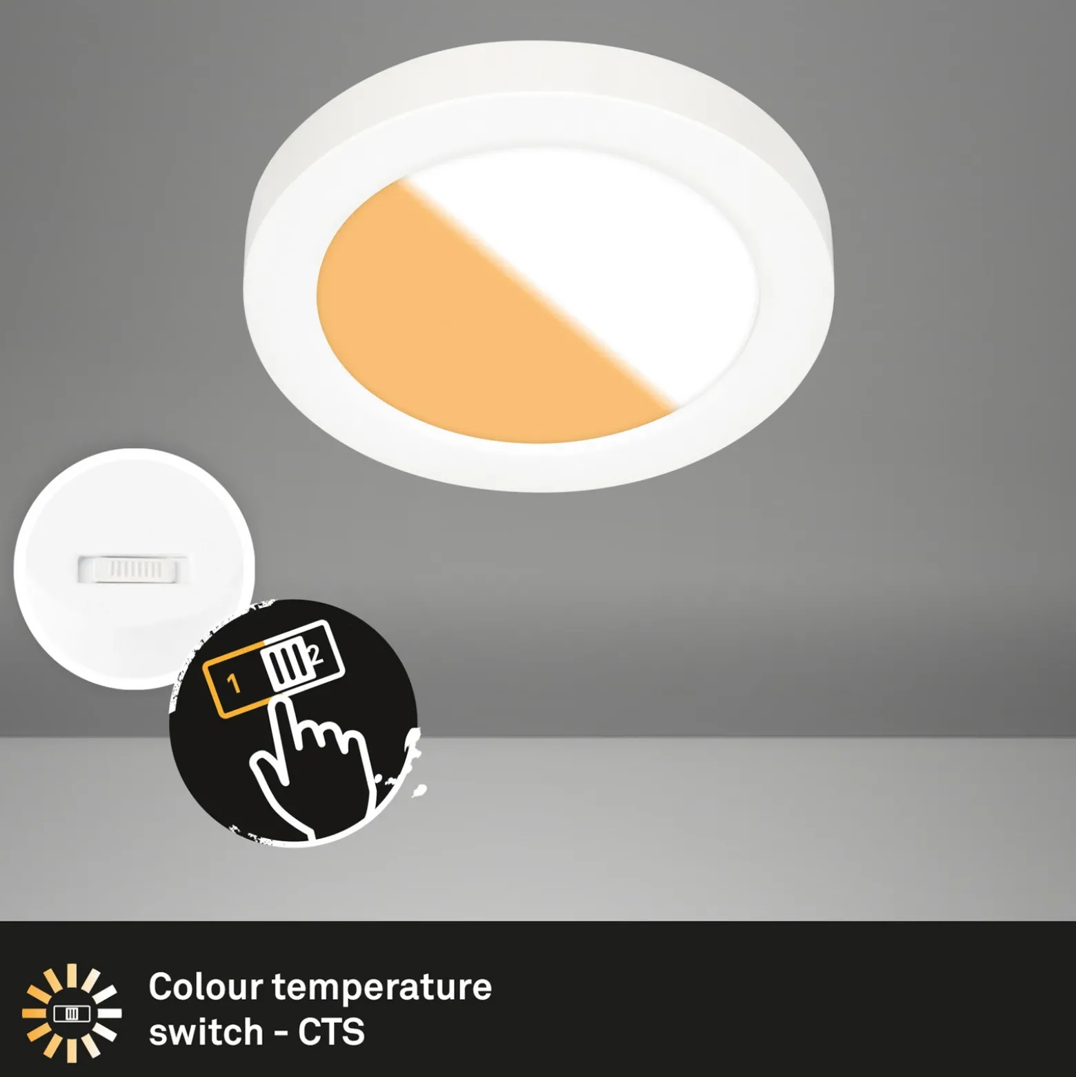 Lámpara LED empotrable 7609 3.000K/4.000K Ø 14 cm