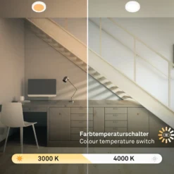 Lámpara LED empotrable 7609 3.000K/4.000K Ø 14 cm