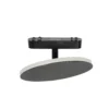 Lámpara LED Lindby para carril Lumaro, negra, aluminio, 48V, atenuable