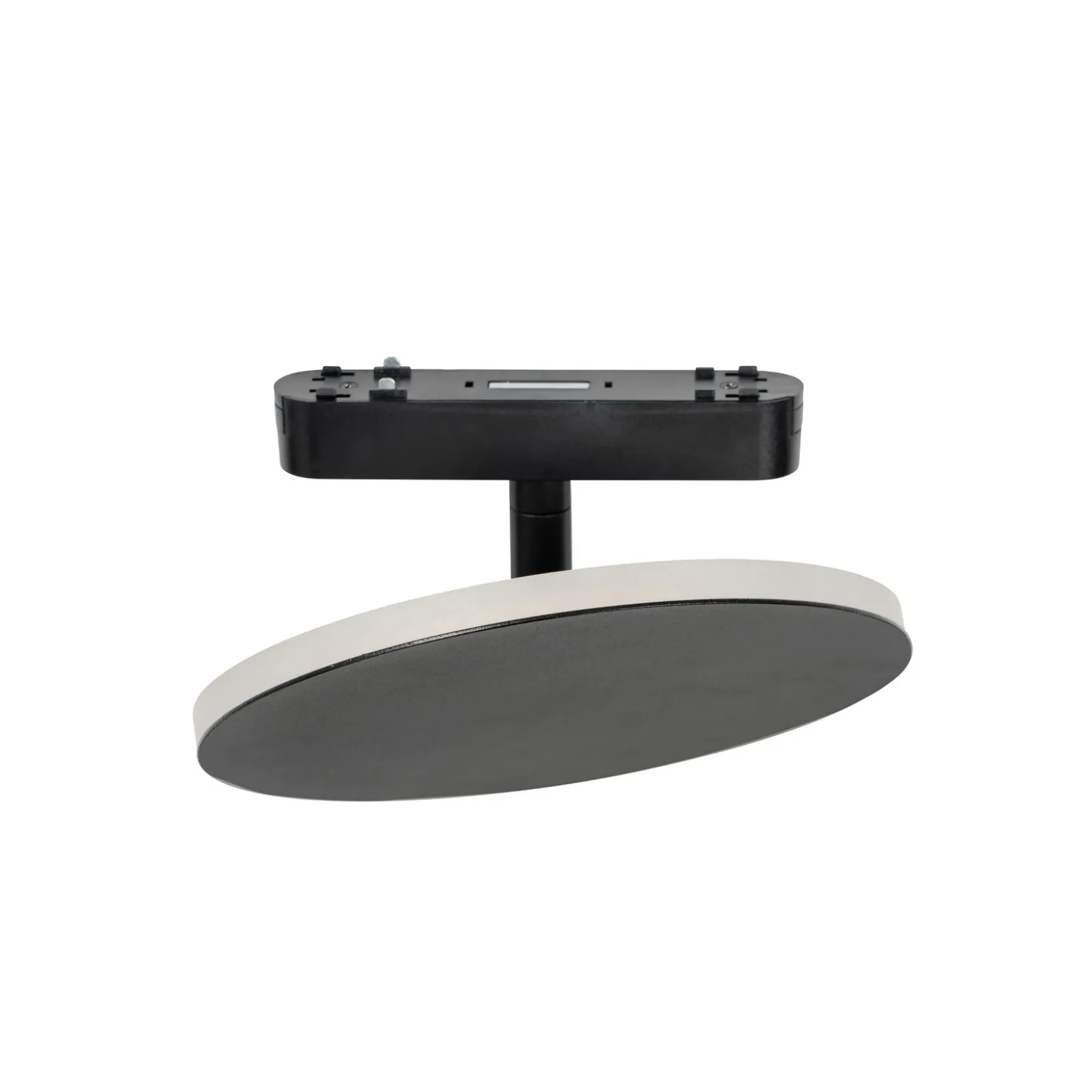 Lámpara LED Lindby para carril Lumaro, negra, aluminio, 48V, atenuable