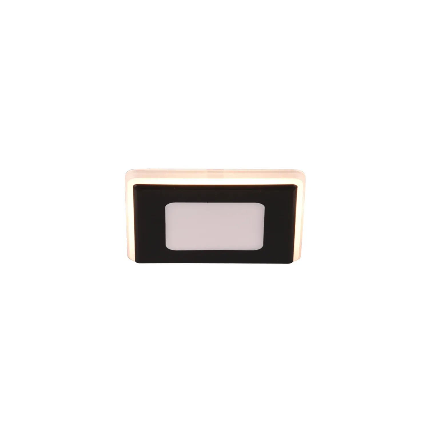 Lámpara LED Nimbus IP44 8,5x8,5cm 830 negro