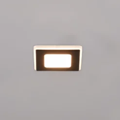 Lámpara LED Nimbus IP44 8,5x8,5cm 830 negro