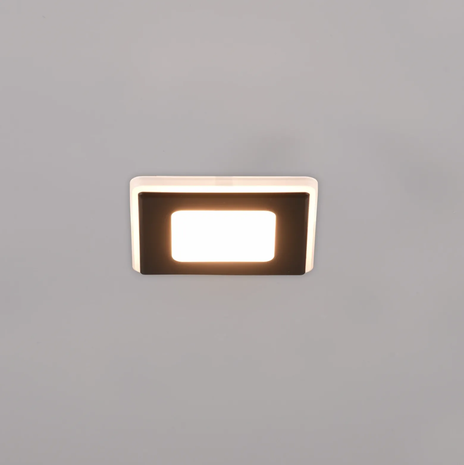 Lámpara LED Nimbus IP44 8,5x8,5cm 830 negro