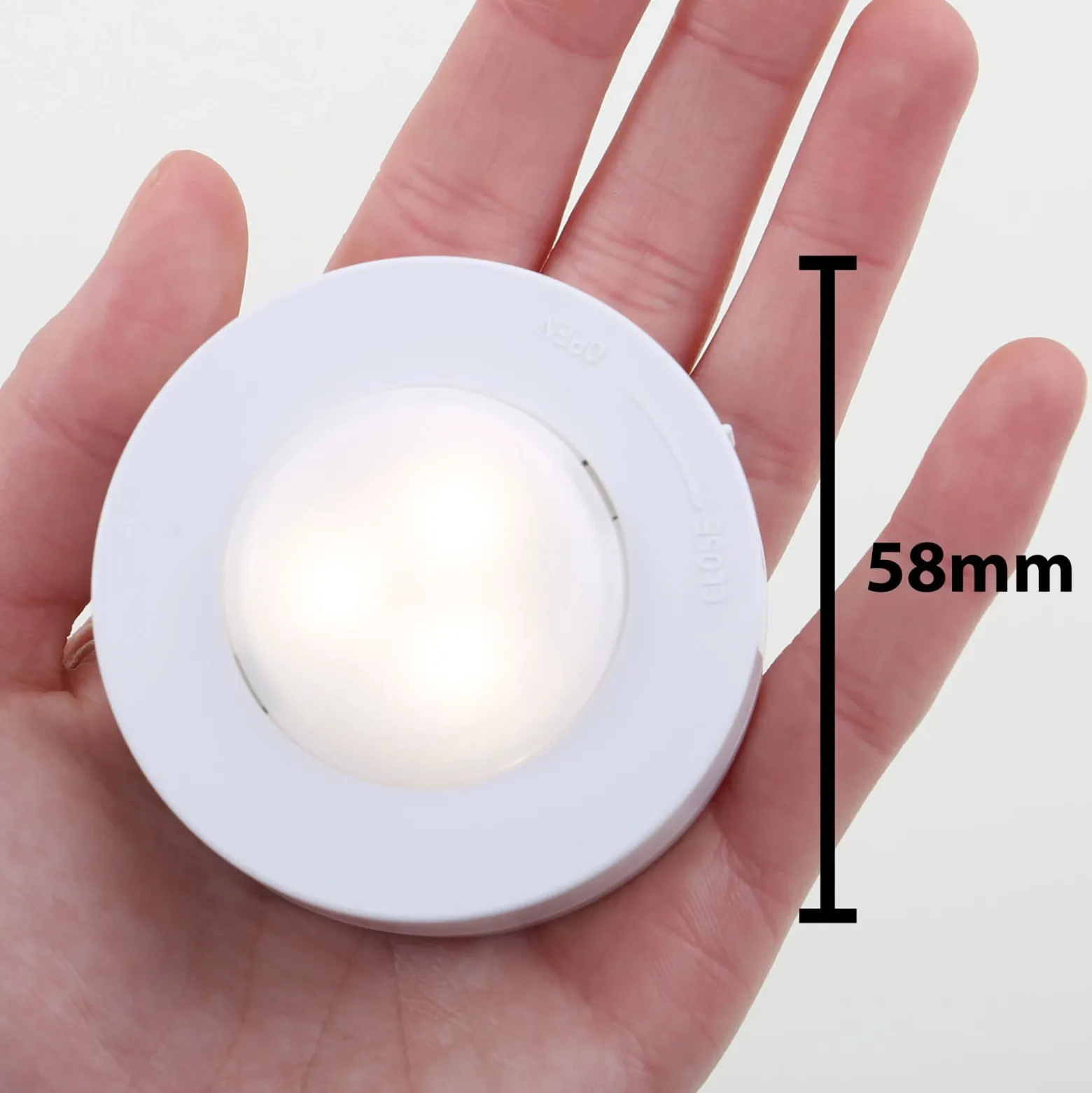Lámpara LED para armario, control remoto, Set de 6