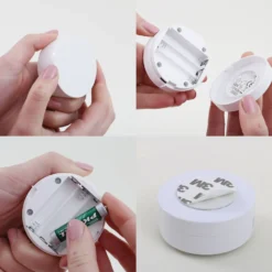 Lámpara LED para armario, control remoto, Set de 6