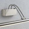 Lámpara LED para cuadros Lindby Mailine, 69 cm, níquel, interruptor