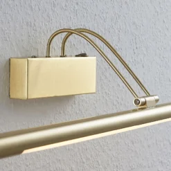 Lámpara LED para cuadros Mailine, latón