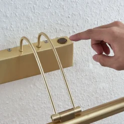 Lámpara LED para cuadros Mailine, latón