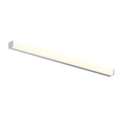 Lámpara LED para cuarto de baño Lindby Klea, 120 cm, cromo, metal, IP44