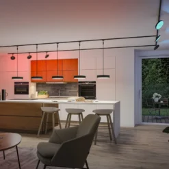 Lámpara LED para rieles Paulmann URail Smart Hildor, negra, CCTRGB