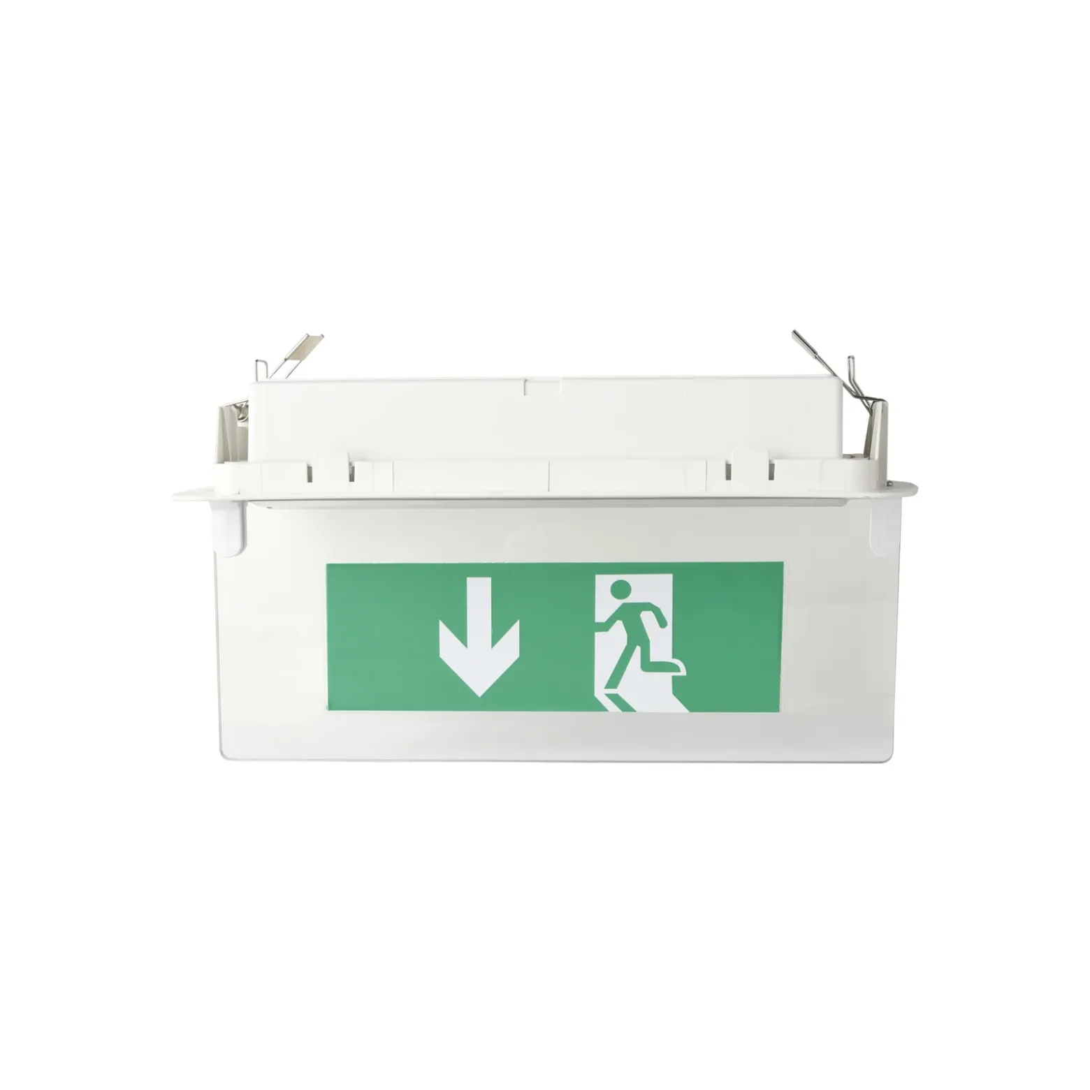 Lámpara LED para vías de evacuación Wasen empotrable de superficie, IP65 4000K