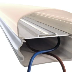 Lámpara LED resistente a la humedad Tri Proof Motion 66,5 cm