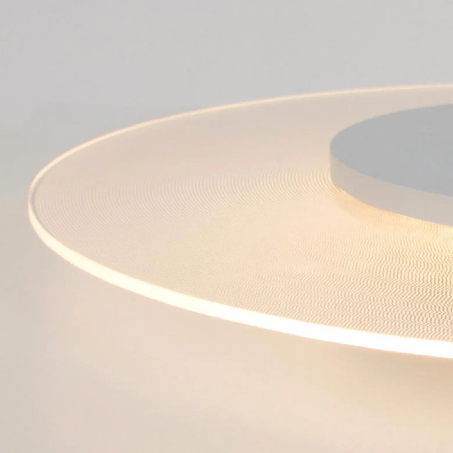 Lámpara LED techo Birma redonda blanca, atenuable