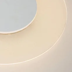 Lámpara LED techo Birma redonda blanca, atenuable