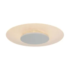 Lámpara LED techo Birma redonda blanca, atenuable