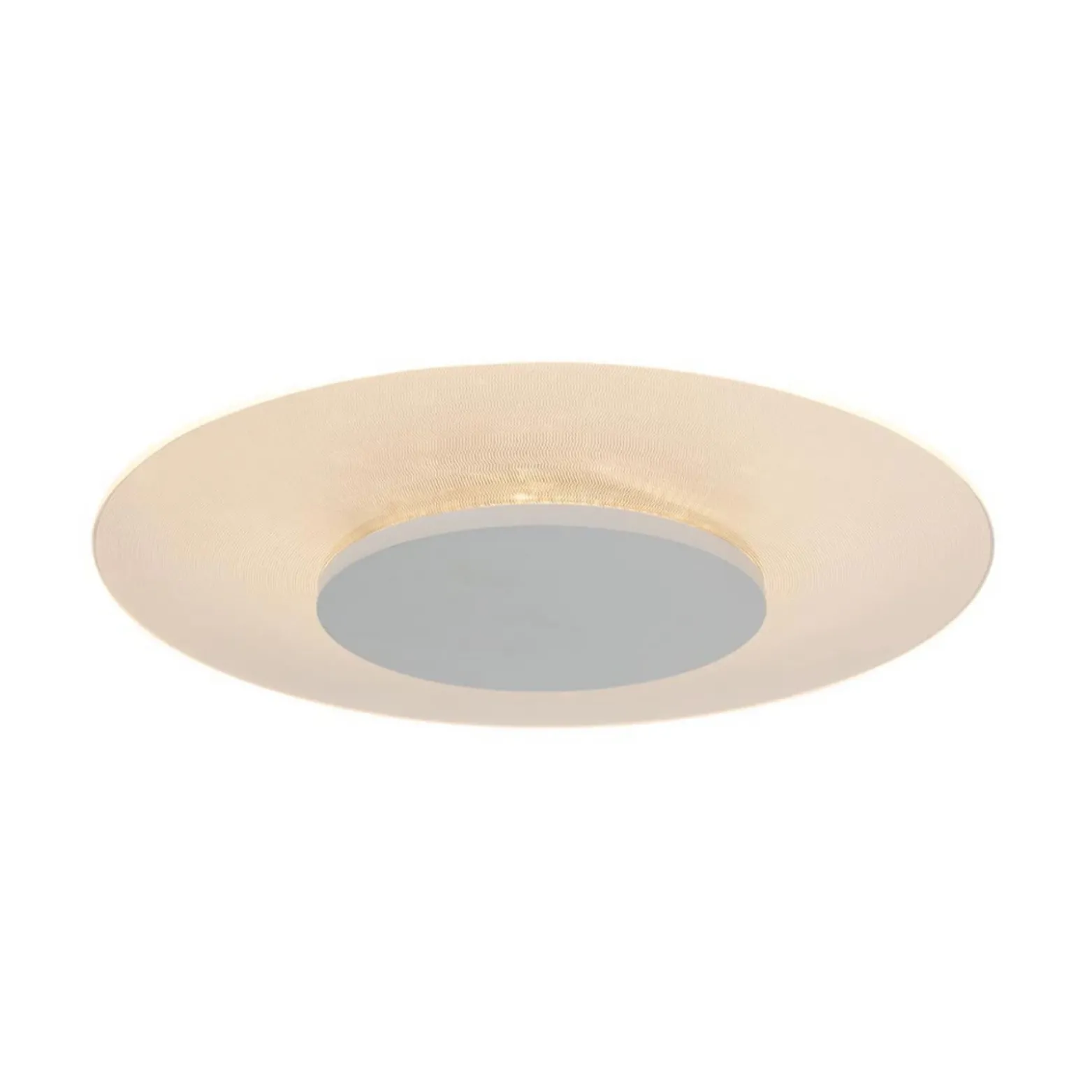 Lámpara LED techo Birma redonda blanca, atenuable