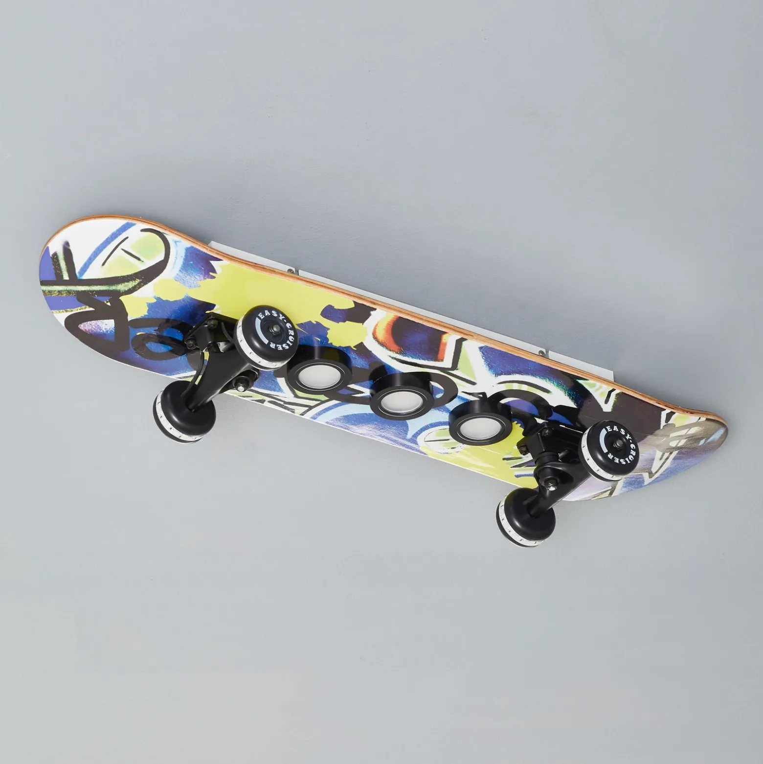 Lámpara LED techo Easy Cruiser Graffiti, monopatín