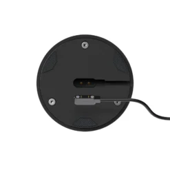 Lámpara mesa LED batería Nudrop, IP54, negro noche