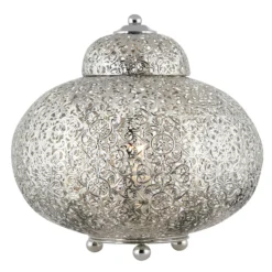 Lámpara Moroccan Fretwork en níquel brillante